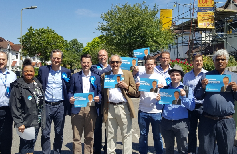 James Brokenshire in Hendon