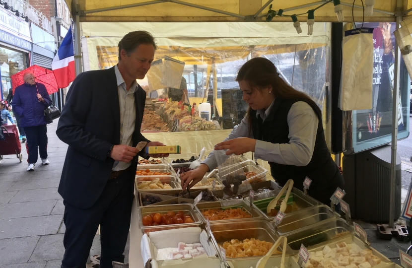 Matthew at the market