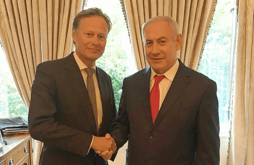 Matthew Offord with PM Netanyahu