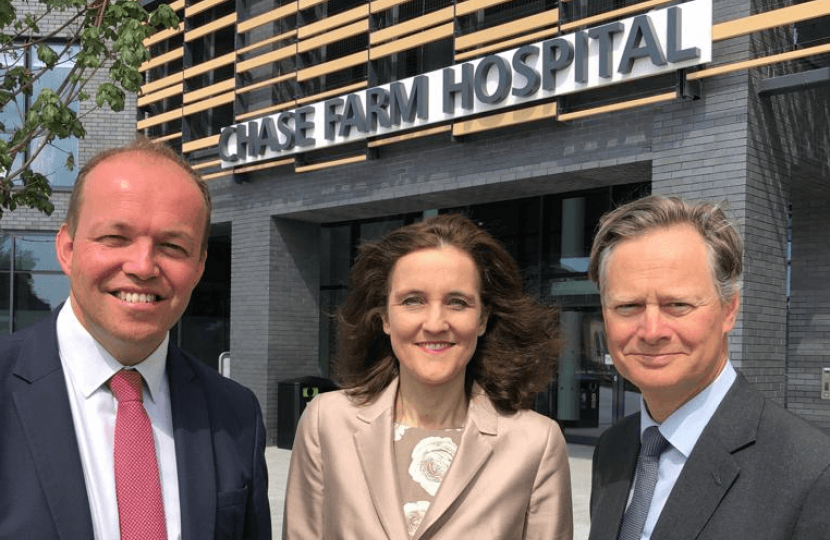 David Burrowes, Theresa Villiers & Matthew Offord