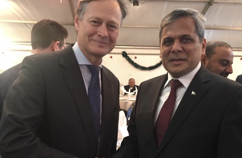 Matthew Offord MP at Pakistani High Commission