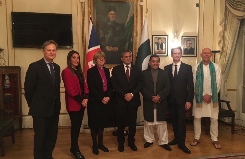 Matthew Offord MP at Pakistani High Commission