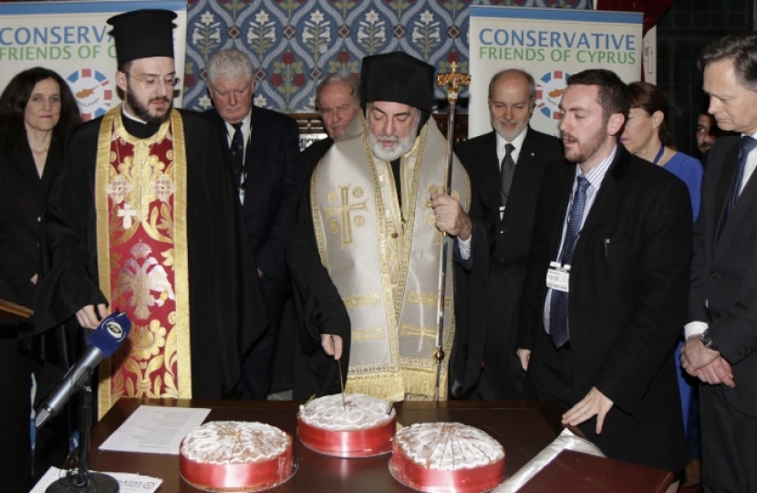 The cutting of the Vasilopita 