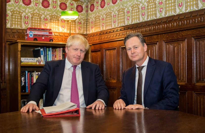 With Boris Johnson