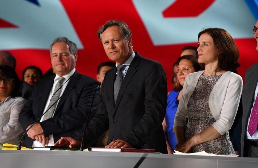 Matthew Offord MP at Free Iran Rally in 2018