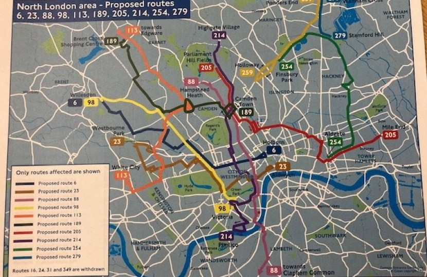 TfL Bus Route Changes