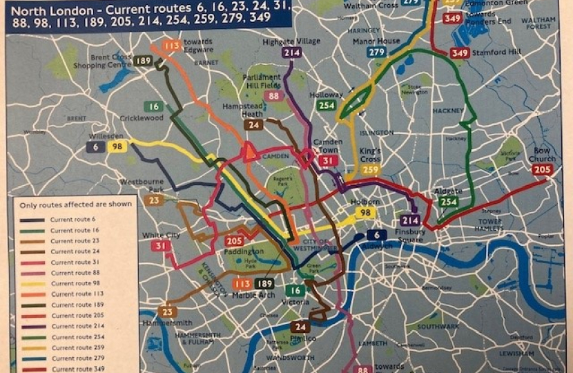 TfL Bus Route Changes