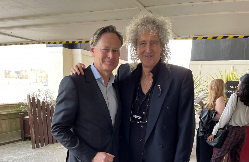 Matthew and Brian May