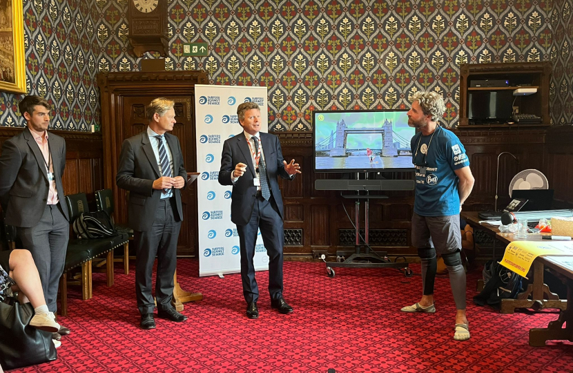 Matthew Offord MP with Lord Benyon and Merijn Tinga