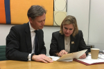 Meeting Justine Greening