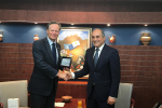 Matthew Offord with President of the House of Representatives Mr Demetris Syllouris