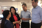 Matthew Offord MP with Hendon constituent Dr Naqvi (NHS)