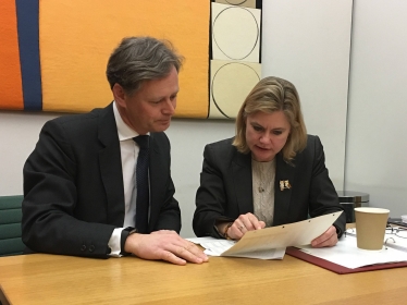 Meeting Justine Greening