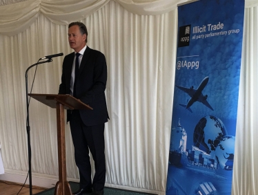 Matthew Offord MP at the launch of the report in Parliament