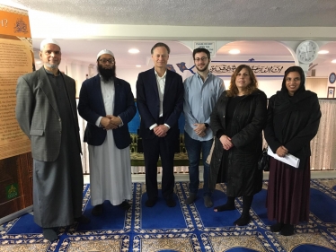 Matthew Offord MP at West Hendon Mosque 