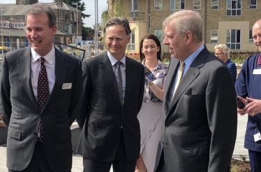 Matthew Offord MP with the Duke of York