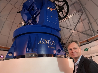 Matthew with the Perrin Telescope