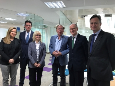 Matthew Offord MP with Schools Minister Nick Gibb MP and Lord Andrew Lloyd Webber